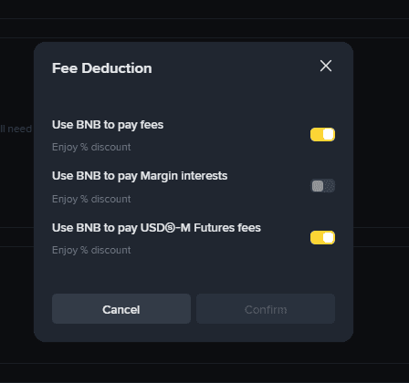 using bnb to reduce trading fees on binance along with binance referral code BONUS369
