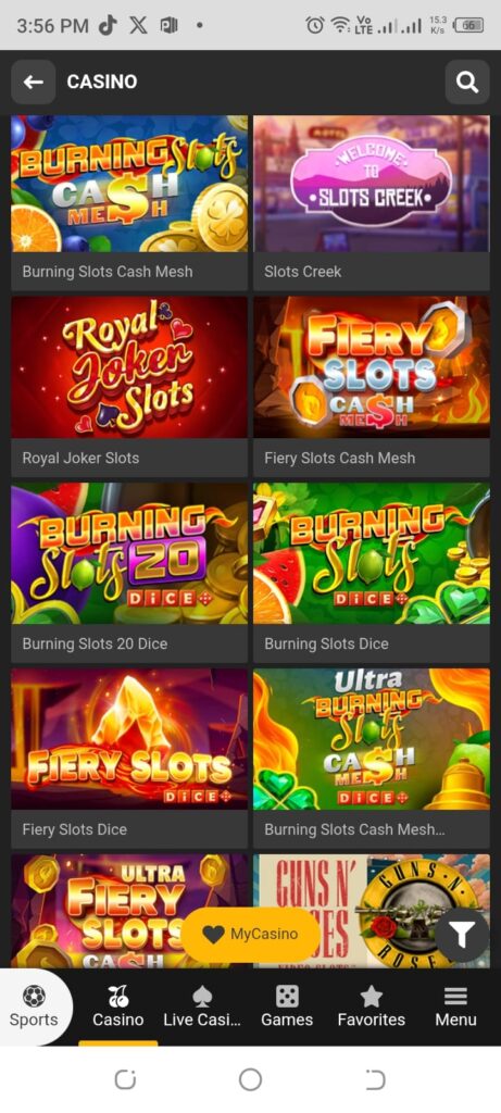 melbet casino slots